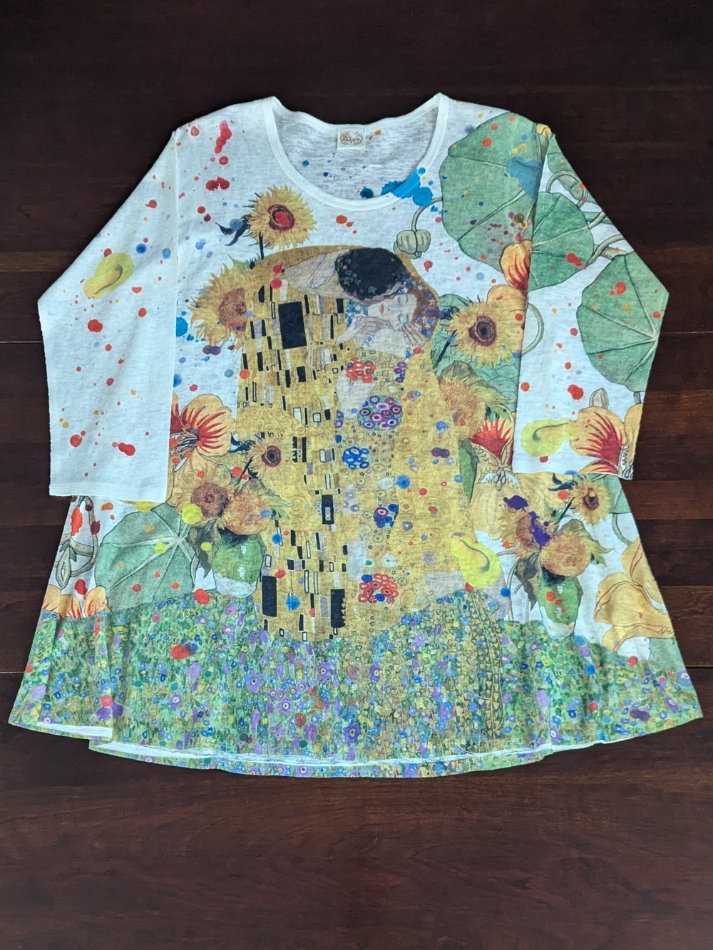 Et Lois Womens S The Kiss Gustav Klimt Van Gogh Sunflowers Artsy Boho Maximalist